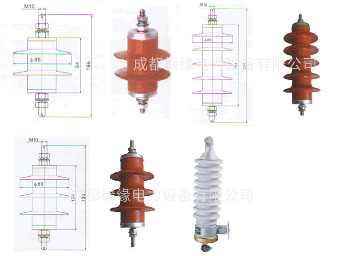 HY5WS-5/15、HY5WS-3.8/15配電型避雷器